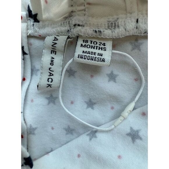 Janie And Jack Star Ruffle Trim Romper Size 18-24M Baby Girl - Picture 6 of 9